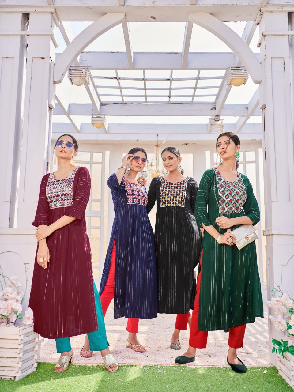 Golden Dairies 2 Festive Wear Embroidery Latest Designer Kurti Collection